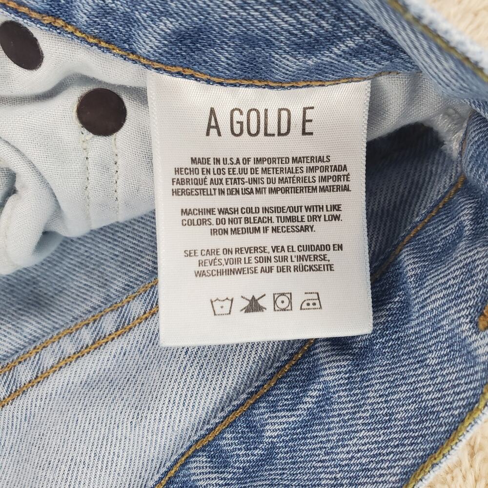 AGOLDE Riley High Rise Straight Crop Jeans 24 / 0 - Picture 6 of 9
